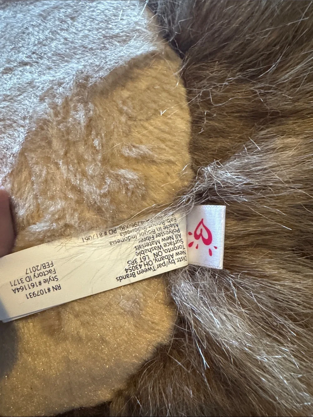 JUSTICE Tween Brands Jumbo‎ 16” Hedgehog Stuffed Animal Plush euc